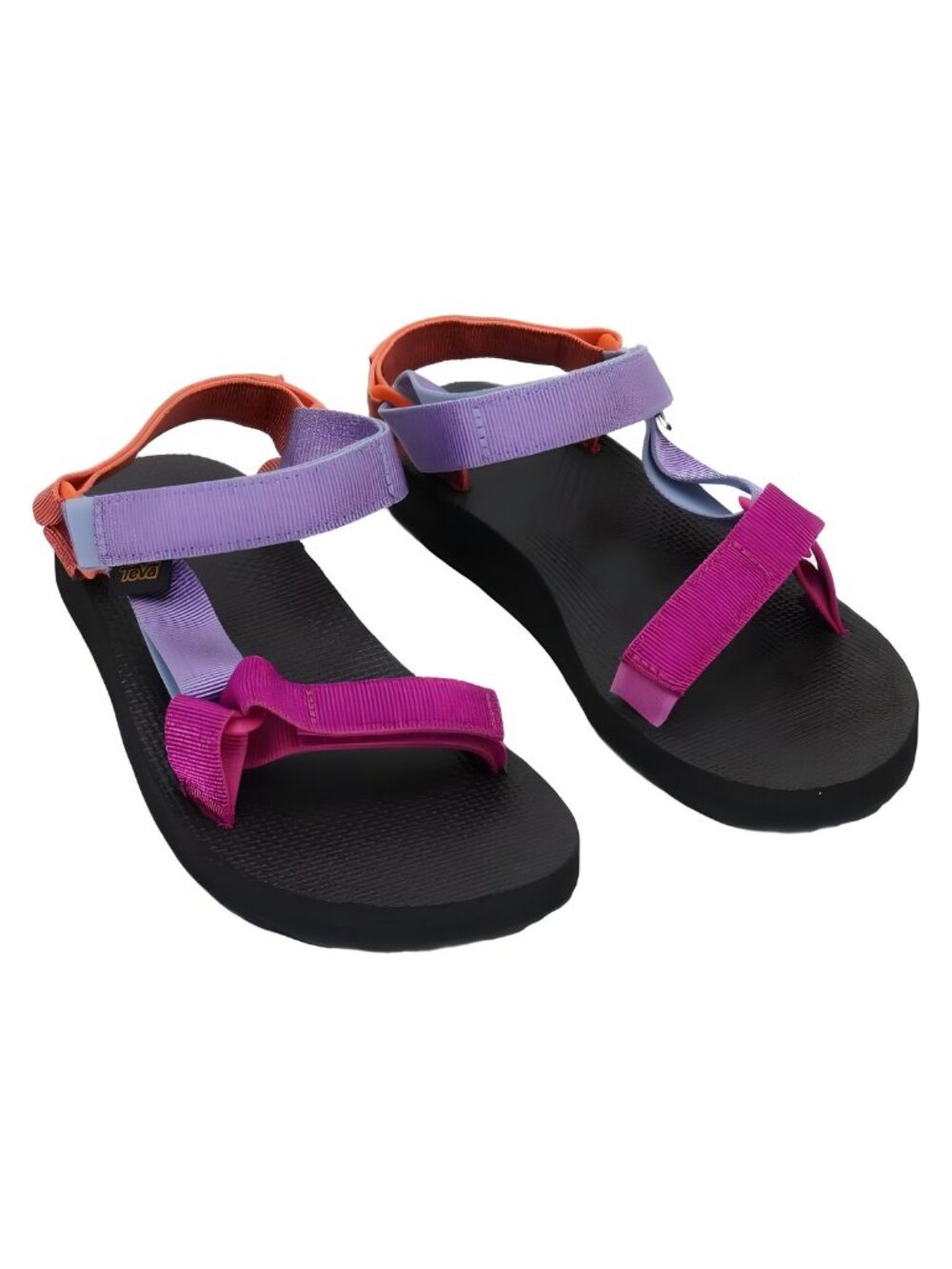 Teva Original Universal Metallic Pink Multi Strappy Sandals Size US 8M EU 39